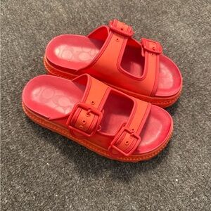 Coach Birkenstock Sandals